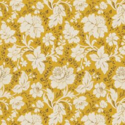 WP080-2 Lynnes floral Saffron